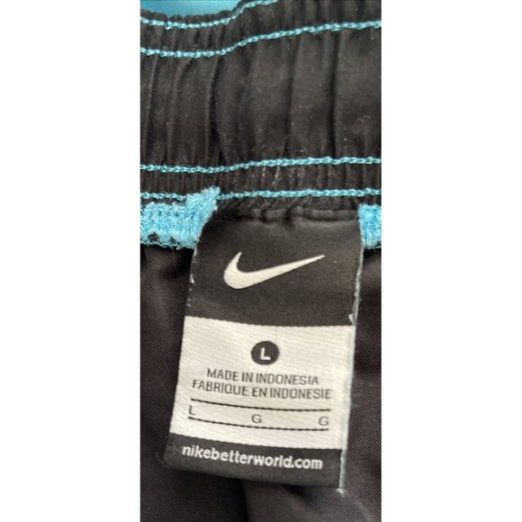 Nike Shorts Mens Large Blue Board Casual Elastic Drawstring Activewear Pockets - Picture 3 of 6